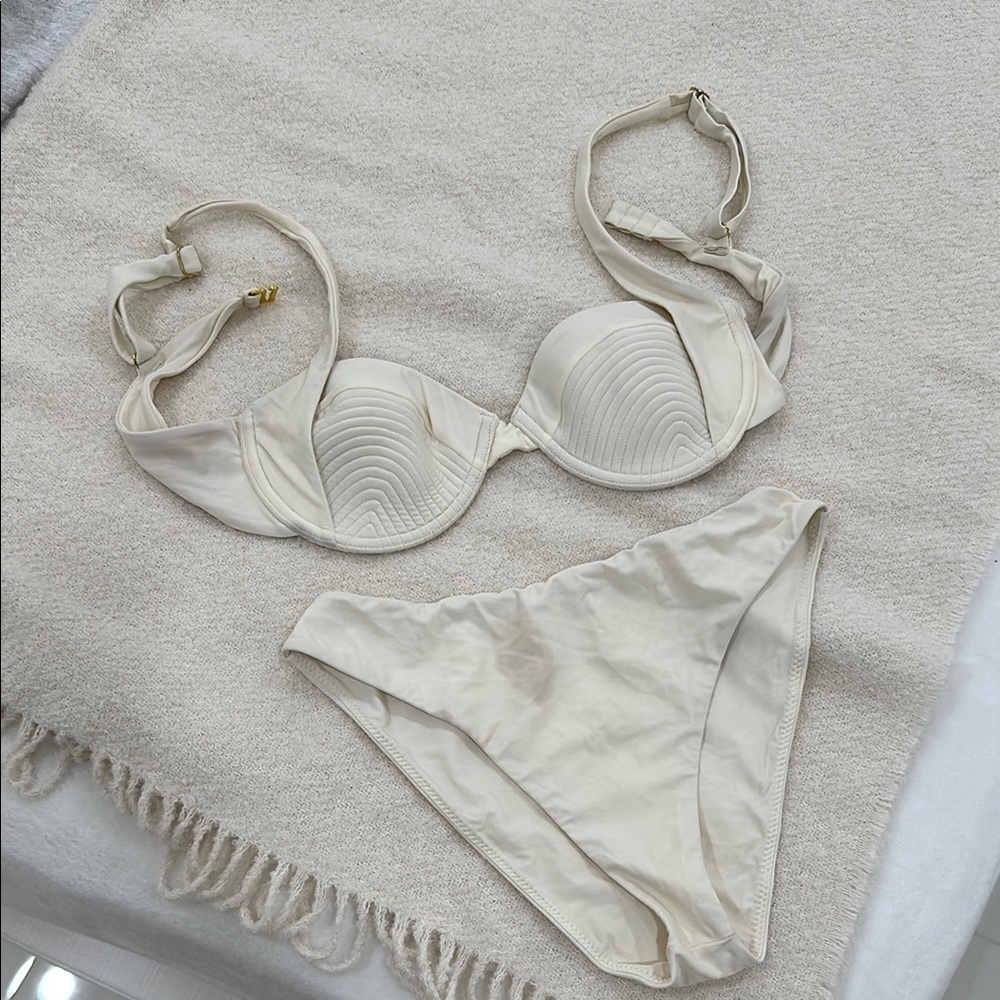 Tularosa Cream Bikini Set